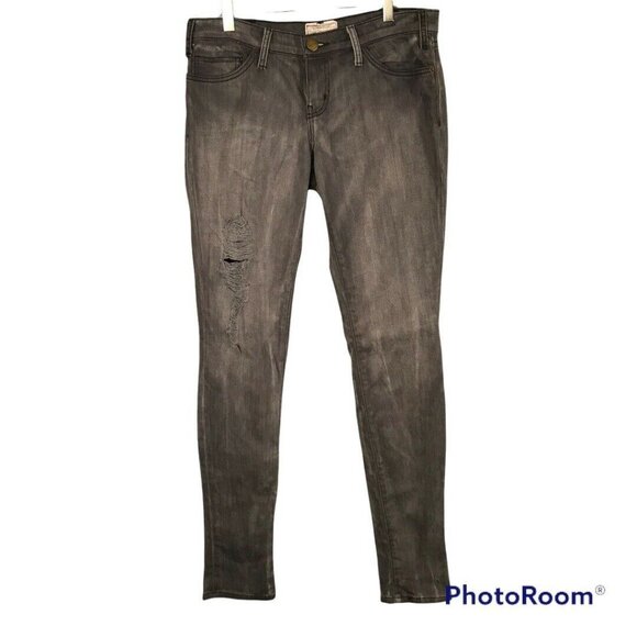 Current/Elliott The Skinny Bleach Out Night/Studs Jeans Size 25 - Picture 1 of 12